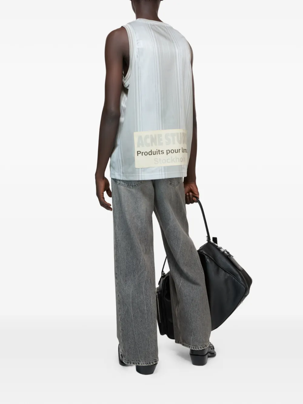Acne Studios Sport jersey tanktop Grijs