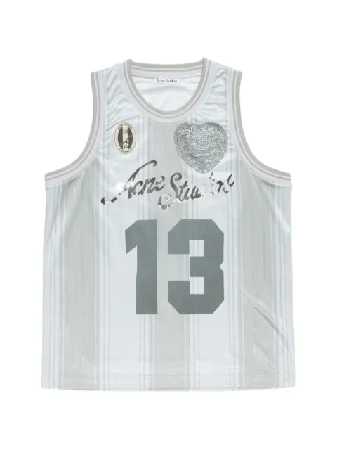 Acne Studios logo-print tank top