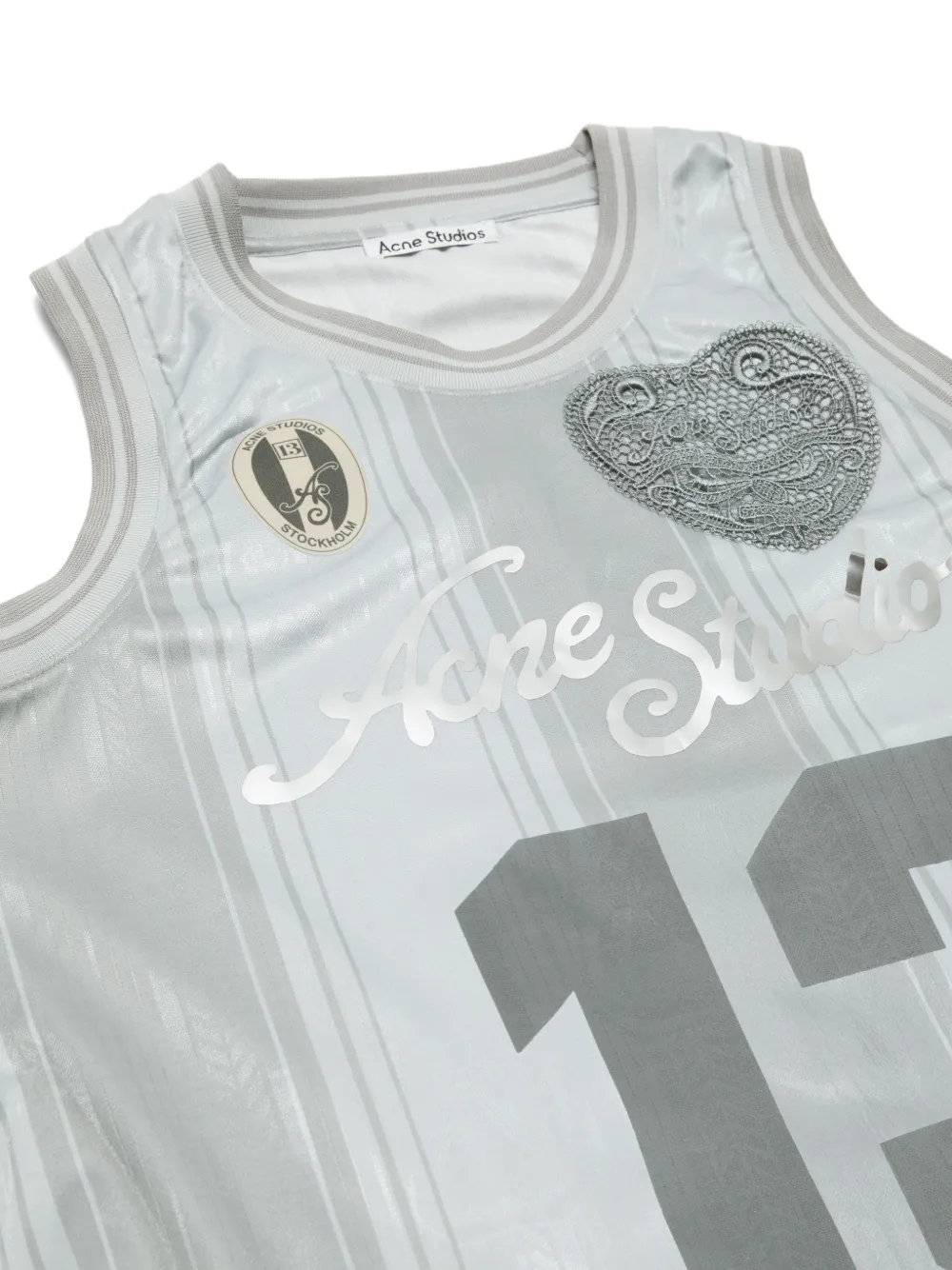 Acne Studios Sport jersey tanktop Grijs