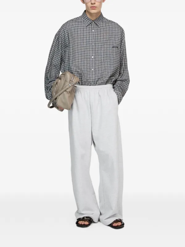 Acne Studios チェック シャツ | グレー | FARFETCH JP
