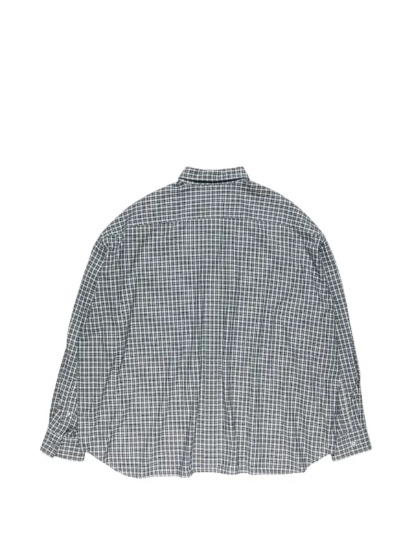 Acne Studios チェック シャツ | グレー | FARFETCH JP
