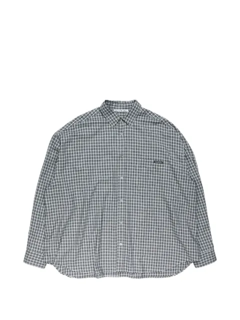 Acne Studios camisa con cuadros estampados