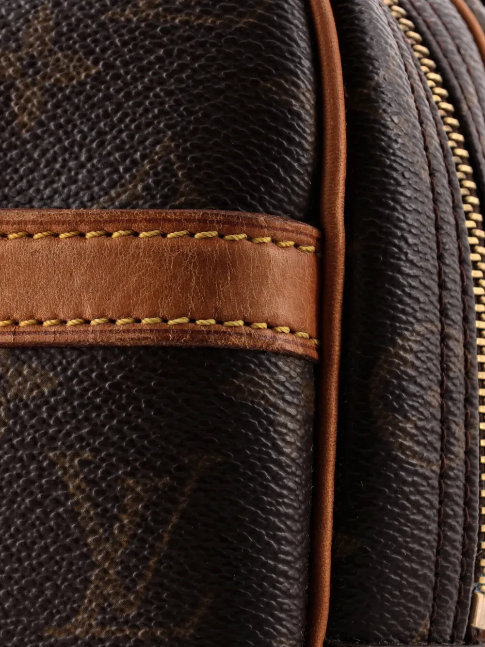 LOUIS VUITTON Pre-owned Reporter Bag Monogram Canvas Pm Crossbody Bag In Brown