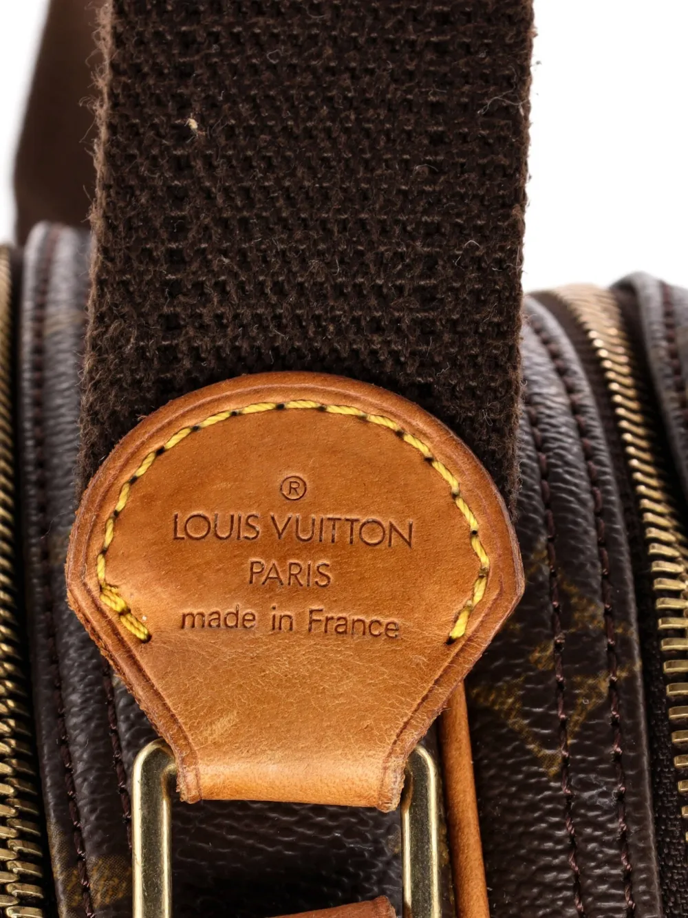 LOUIS VUITTON Pre-owned Reporter Bag Monogram Canvas Pm Crossbody Bag In Brown