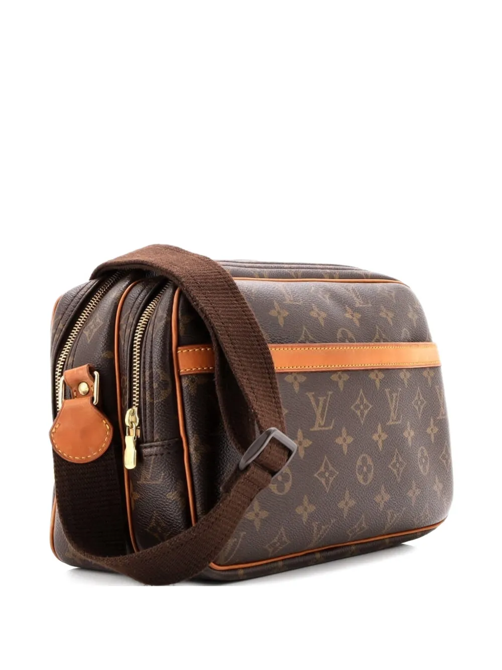 Click to view more detailed imagery on our partner's website Pre-owned Louis Vuitton Reporter Bag Monogram Canvas Pm Crossbody Bag In Brown