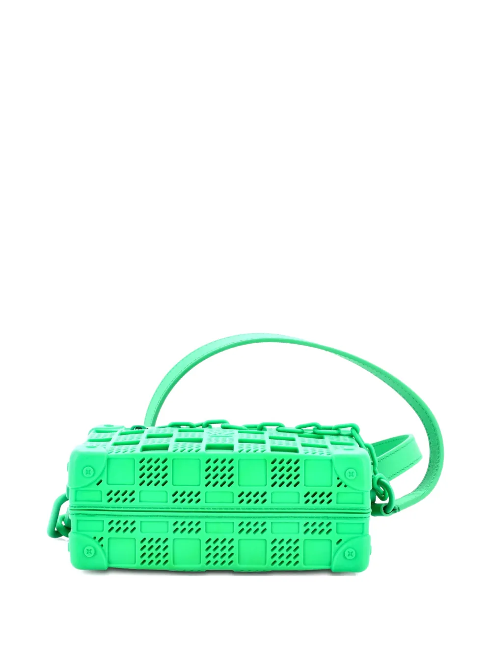 LOUIS VUITTON Pre-owned Soft Trunk Bag Recycled Rubber Mini Crossbody Bag In Green