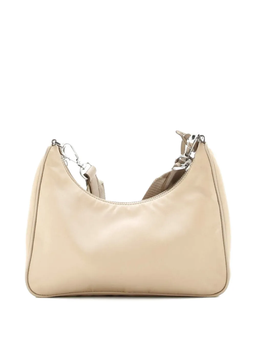 PRADA Pre-owned Re-edition 2005 Shoulder Bag Tessuto Small Crossbody Bag In Neutral