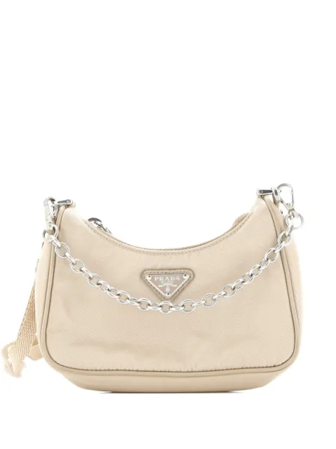 Prada Pre-Owned Re-Edition Shoulder Bag Tessuto Mini hobo bag