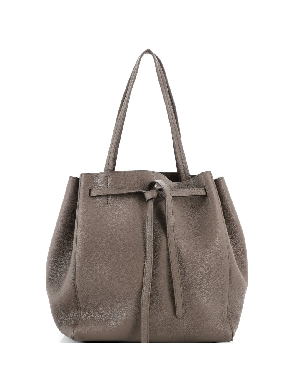 Celine Pre-Owned Phantom Tie Cabas Leather Medium tote bag - Neutrals