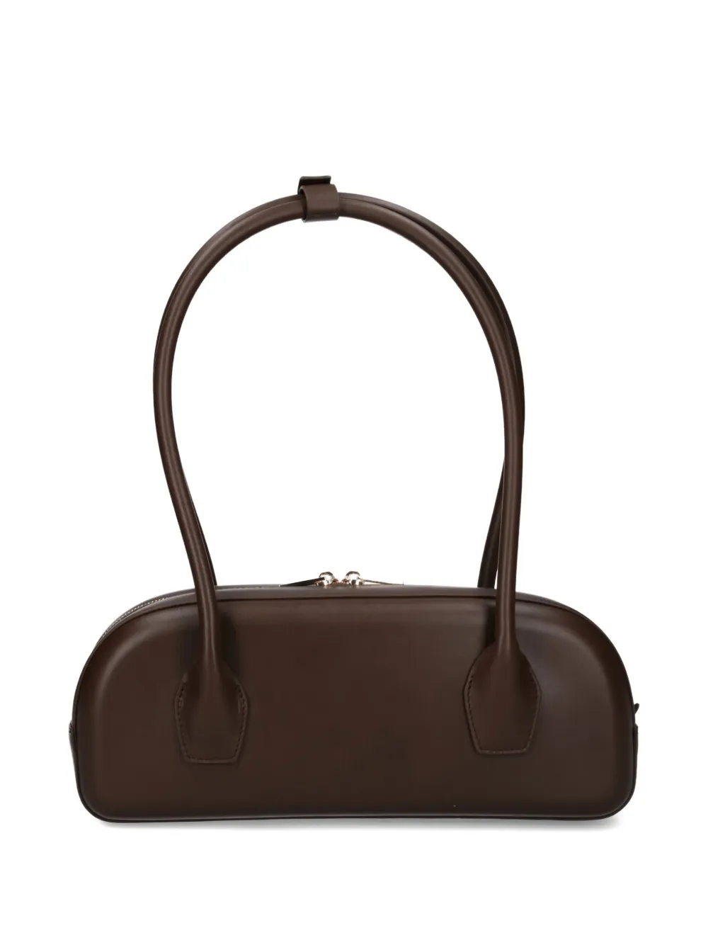 Salce Bianca One Tone Shoulder Bag In Brown