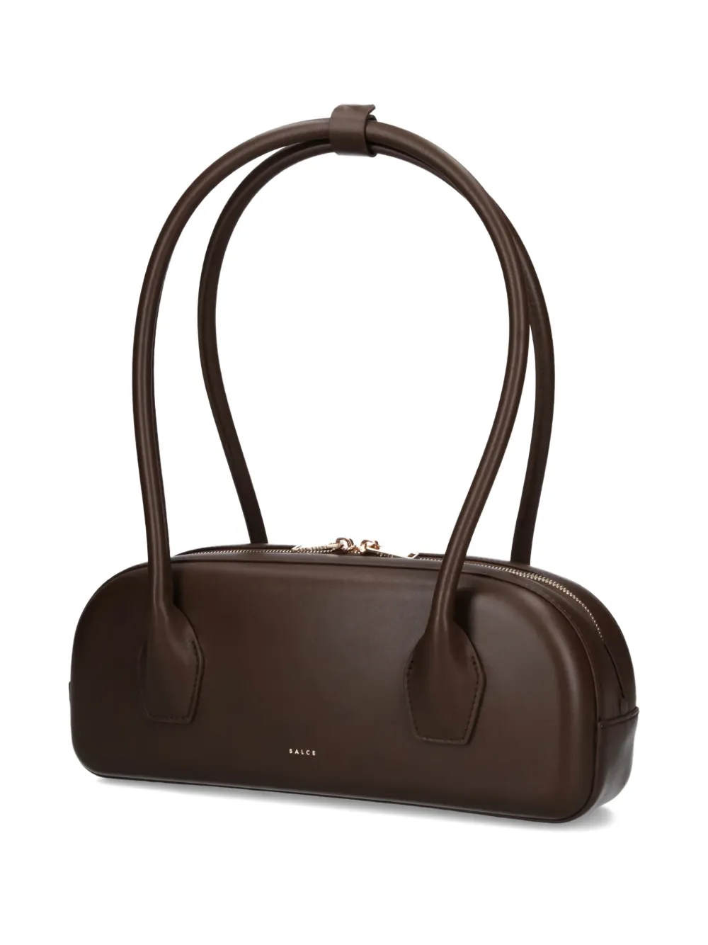 Salce Bianca One Tone Shoulder Bag In Brown