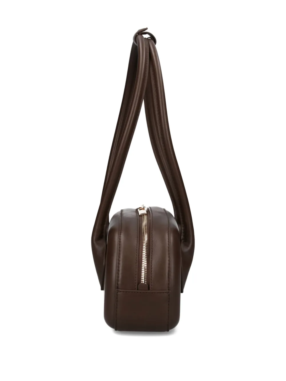 Salce Bianca One Tone Shoulder Bag In Brown