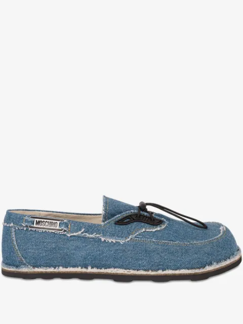Moschino denim loafers