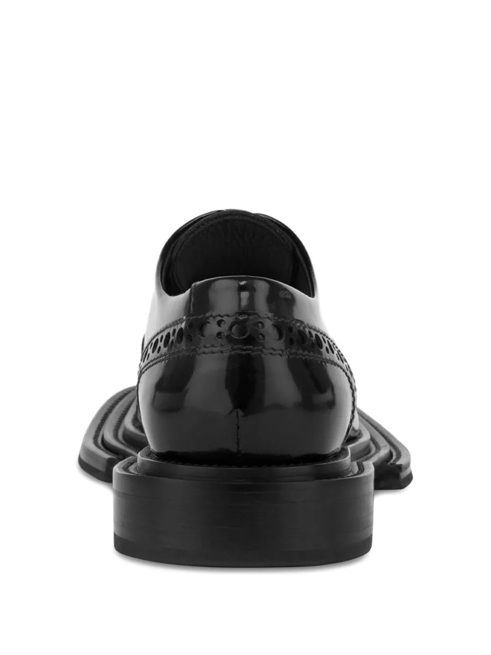 Moschino Gespschoenen met brogue detail Zwart