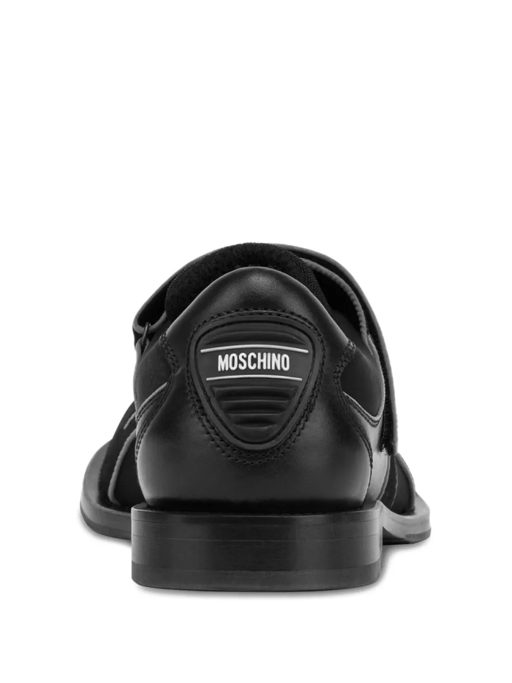 Moschino Loafers met bandje Zwart