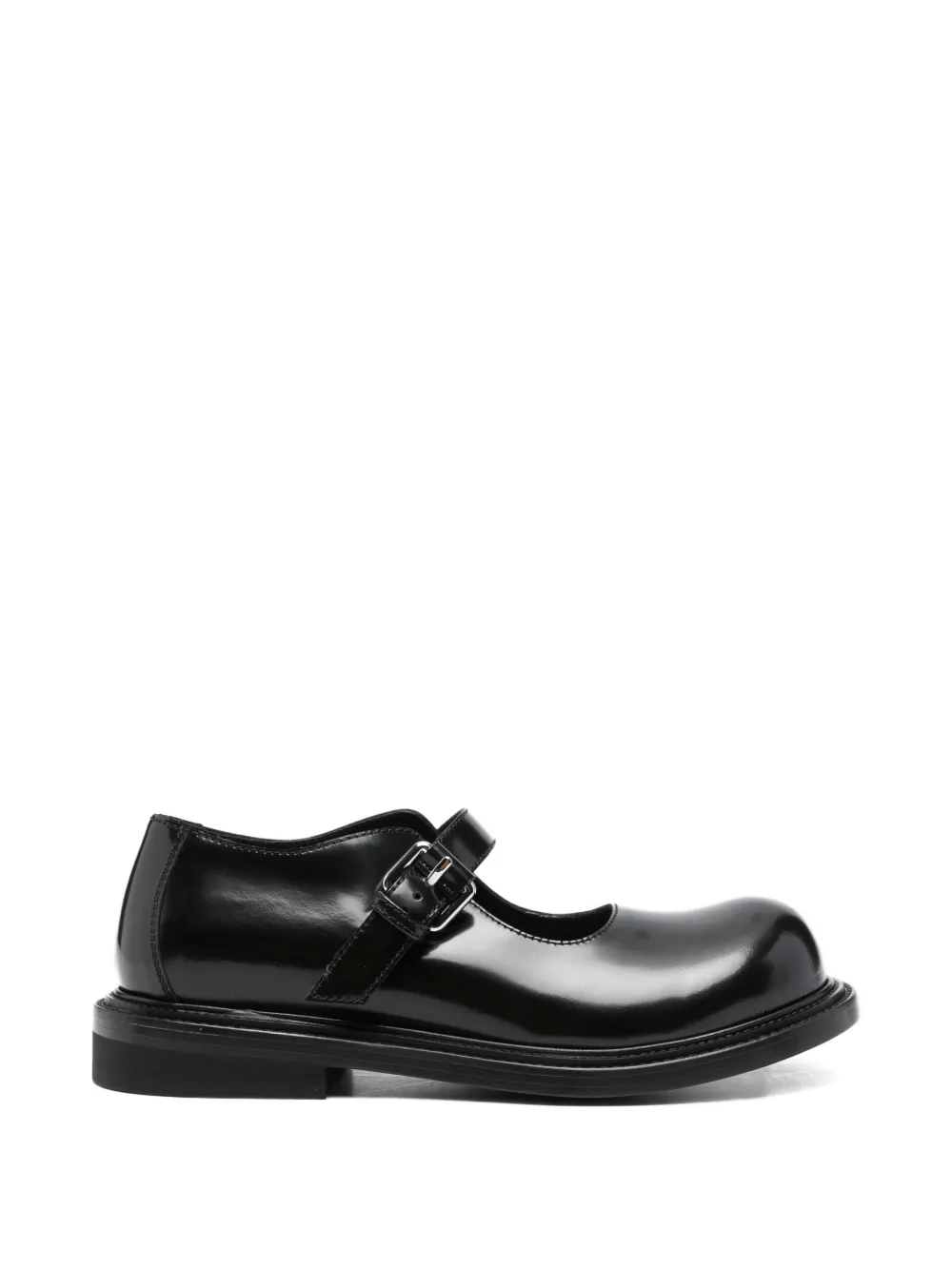Moschino buckle-strap loafers - Nero
