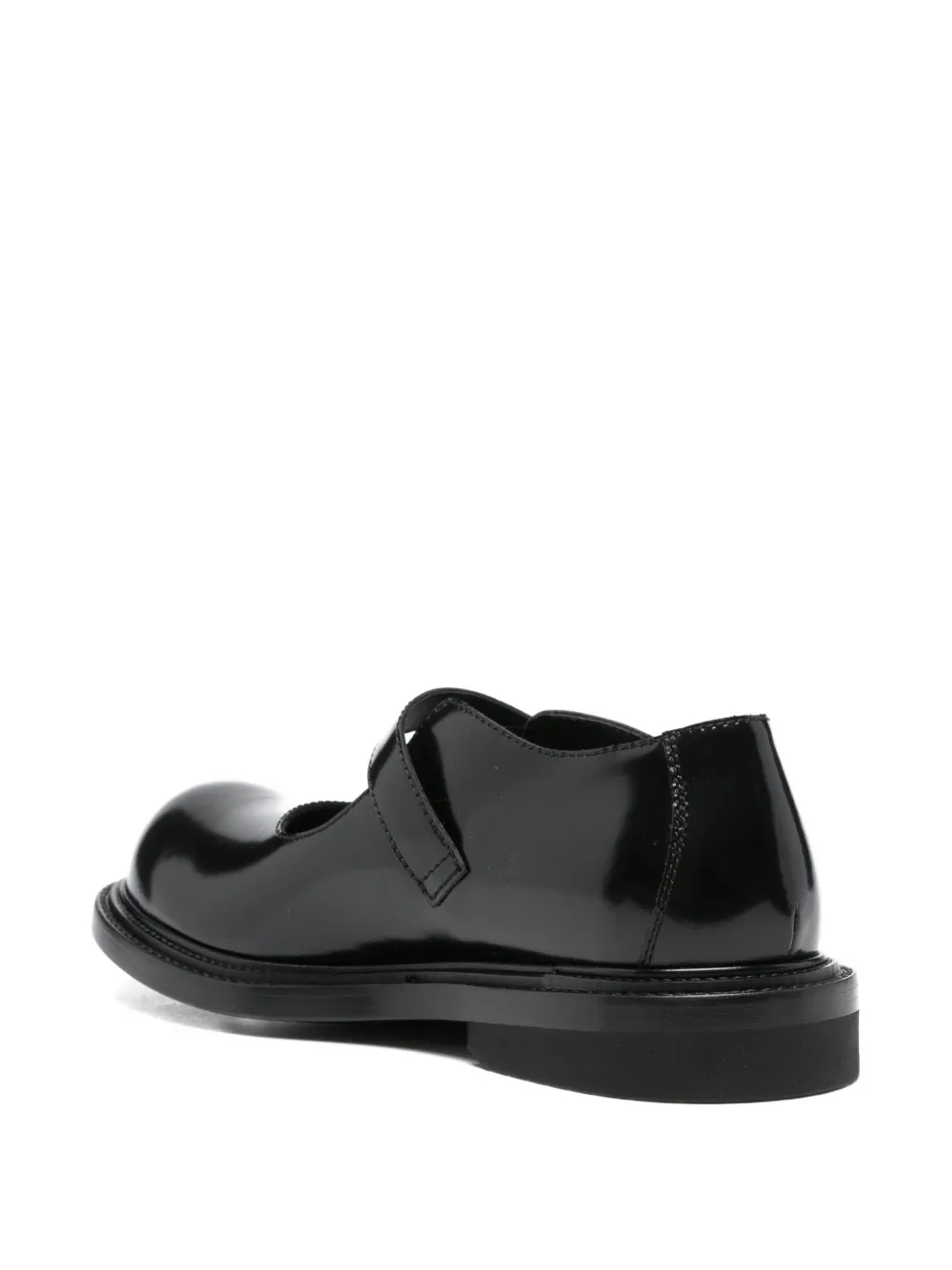 Moschino buckle-strap loafers Zwart