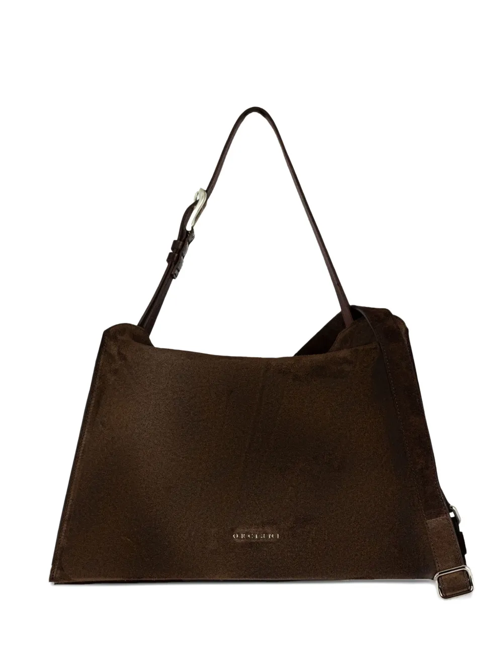 Orciani Trinity Peach logo-print medium shoulder bag | Brown | Image 1