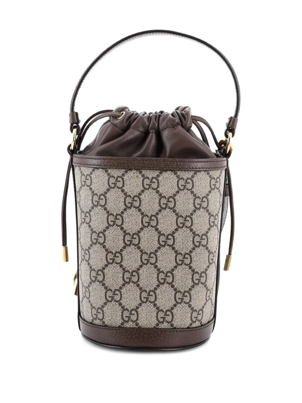 Gucci Pre-Owned Ophidia Top Handle GG Coated Canvas with Leather Mini bucket bag | Pre-Owned | Image 2