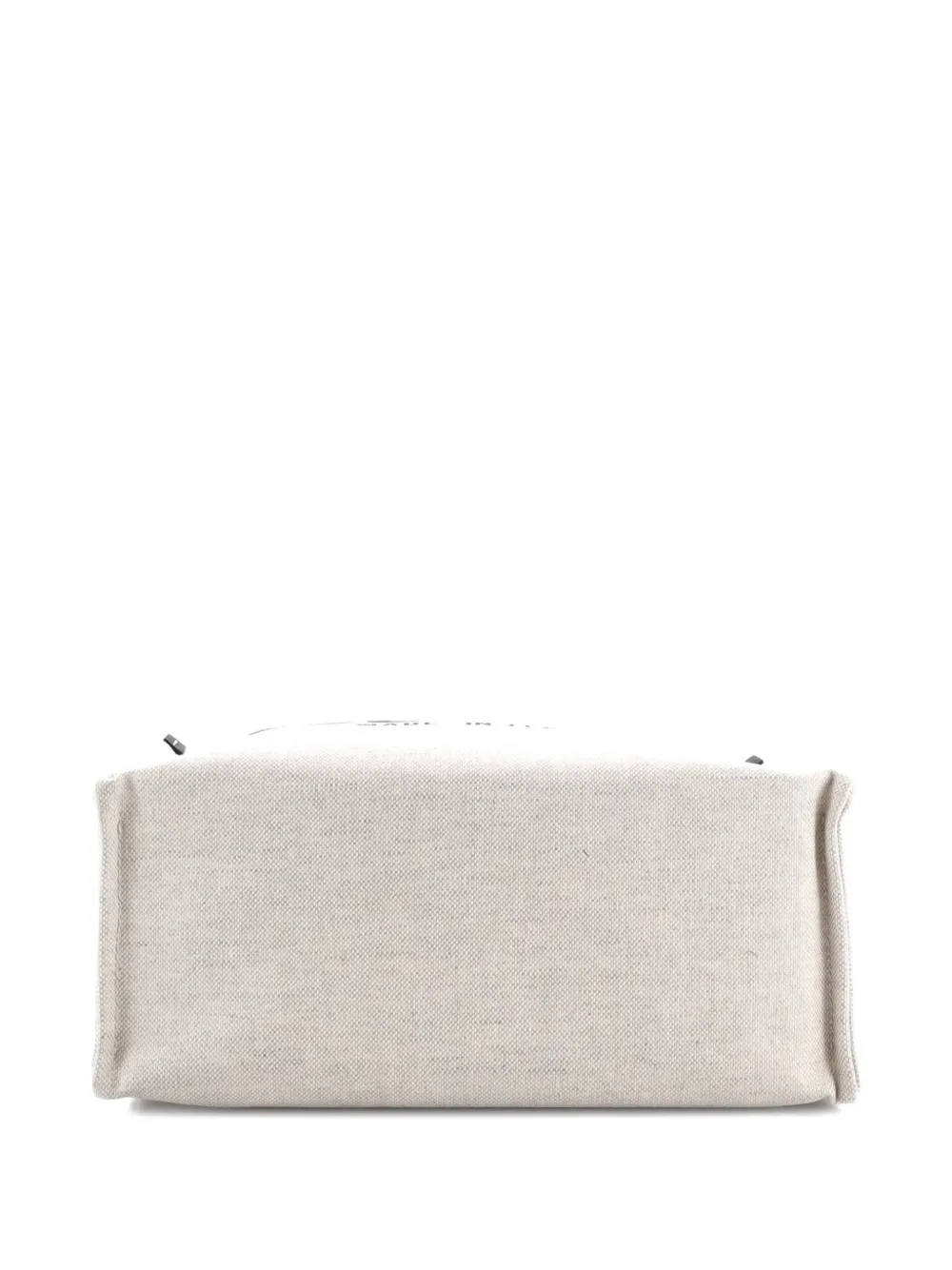 GUCCI Pre-owned Logo Shopper Tote Printed Canvas Small Shoulder Bag In Blue