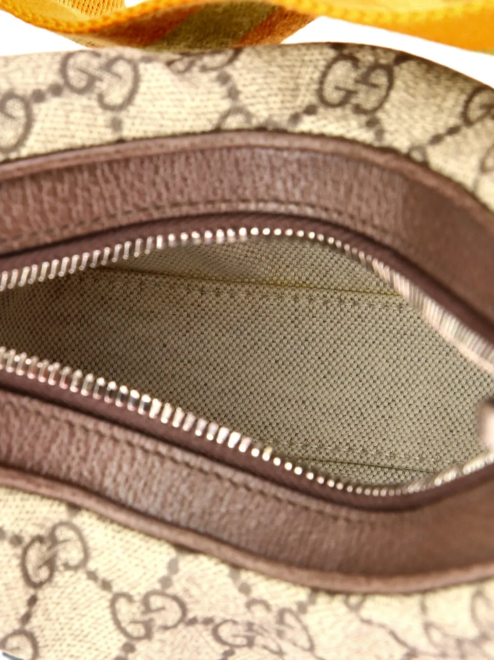 GUCCI Pre-owned Attache Shoulder Bag Gg Coated Canvas Small Hobo Bag In Brown