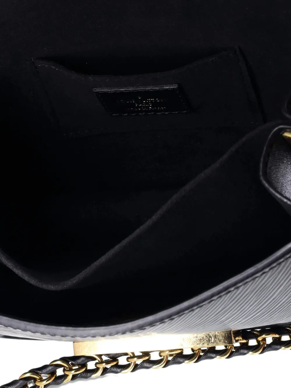 LOUIS VUITTON Pre-owned Dauphine Epi Leather Mini Shoulder Bag In Black