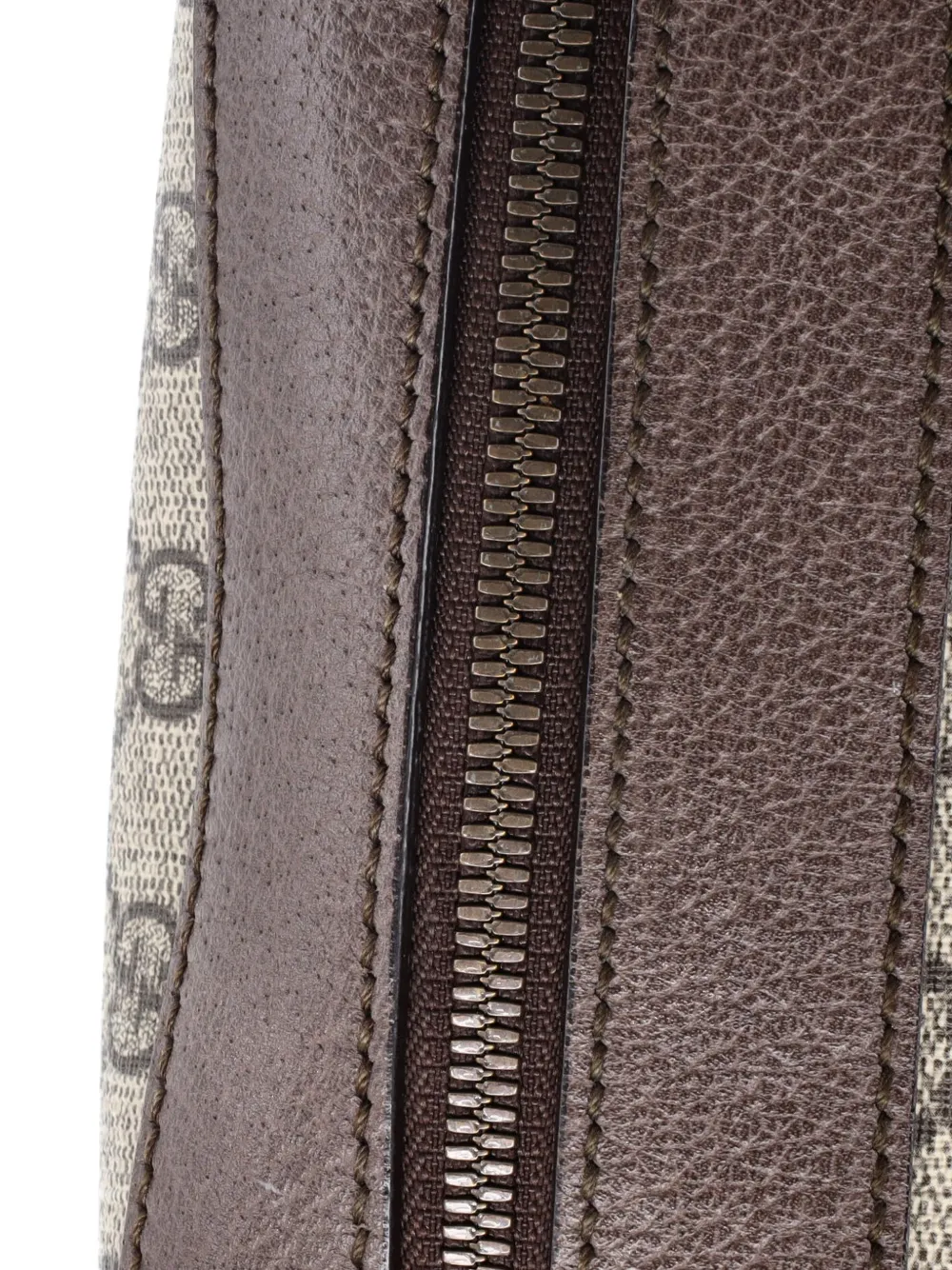 Pre-owned Gucci Neo Vintage Camera Messenger Bag Gg Coated Canvas Crossbody Bag In Brown