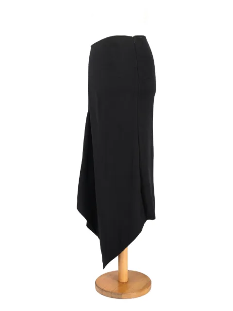 Mondrian asymmetrical-hem skirt