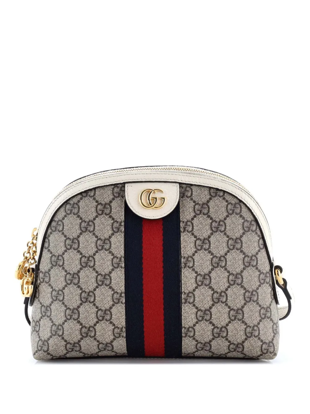Gucci Pre-Owned Ophidia Dome GG Coated Canvas Small shoulder bag - Marrone