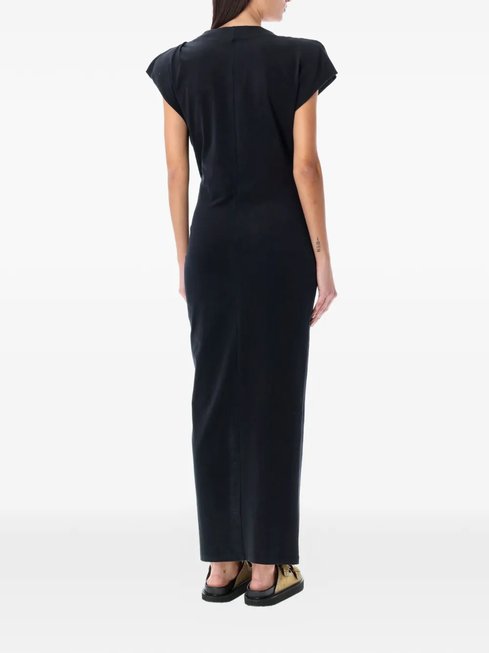 MARANT ÉTOILE Nadela draped maxi dress - Zwart