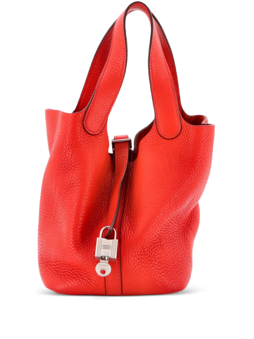 Hermès Pre-Owned Picotin Lock Bag Clemence PM bucket bag | Red | Image 1