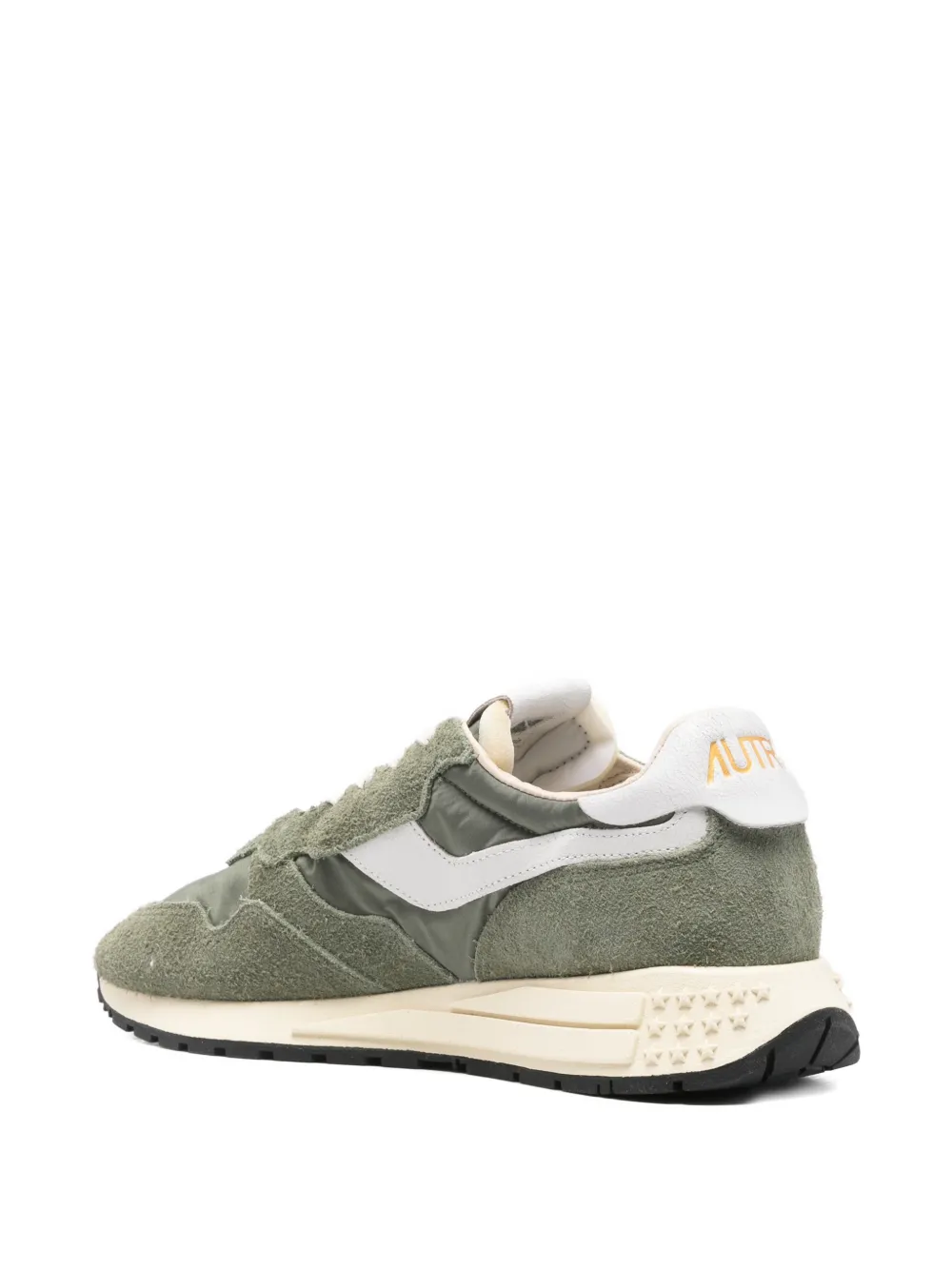 Autry Reelwind suede panelled sneakers Groen
