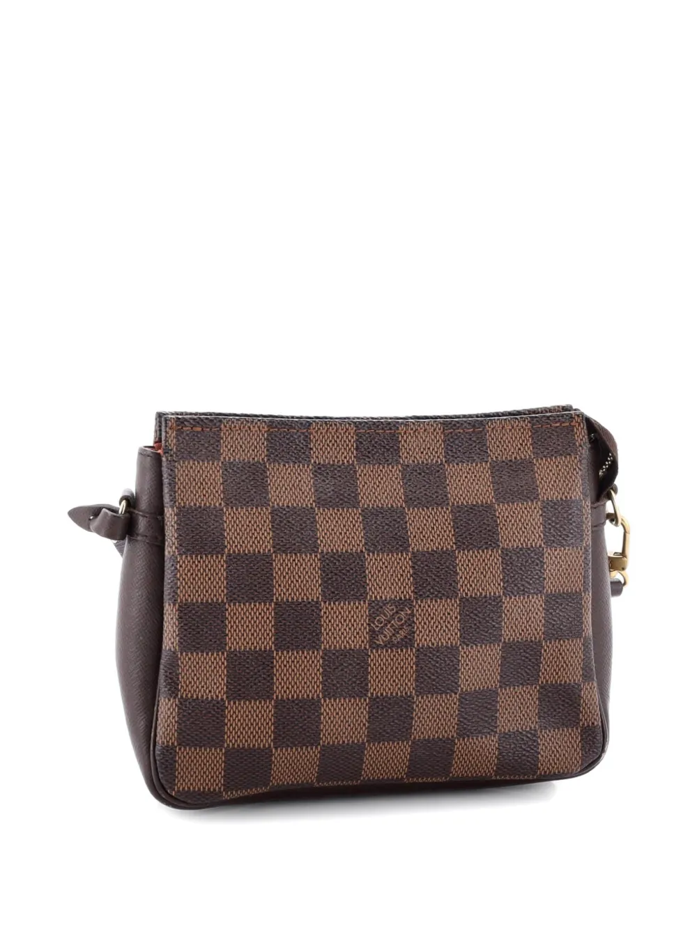 Pre-owned Louis Vuitton Trousse Make Up Bag Damier Pouch In Brown