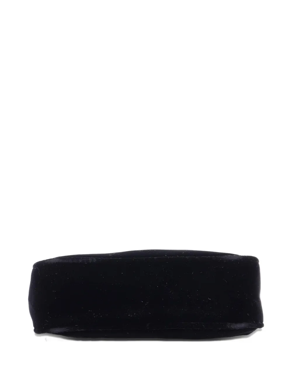 Pre-owned Prada Re-edition 1995 Hobo Velvet Mini Shoulder Bag In Black