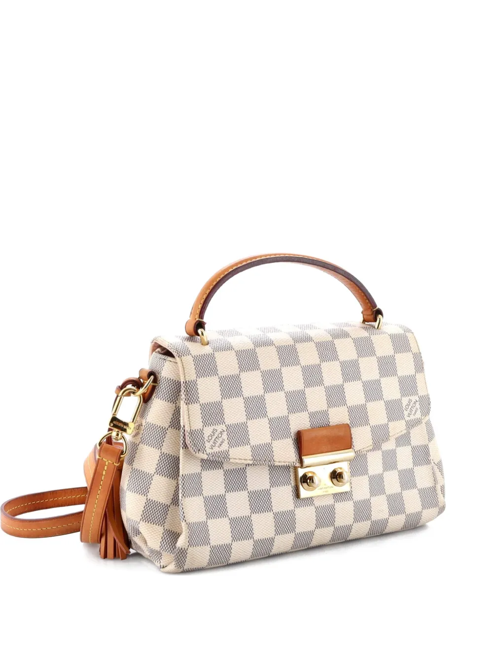 Louis Vuitton Pre-Owned Croisette Handbag Damier crossbody bag - Bianco