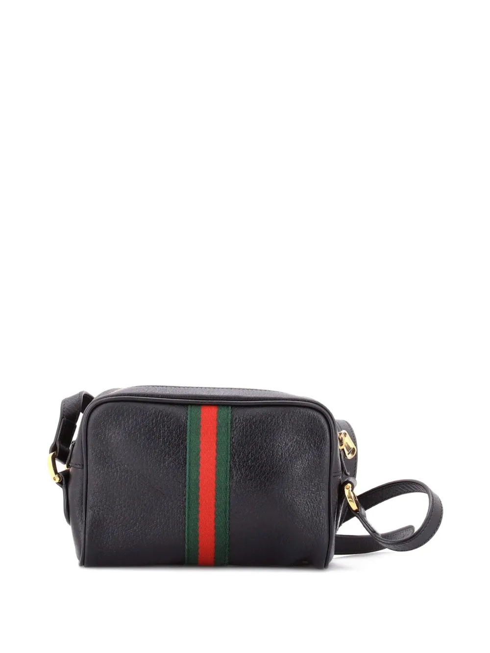 GUCCI Pre-owned Ophidia Shoulder Bag Leather Mini Crossbody Bag In Black