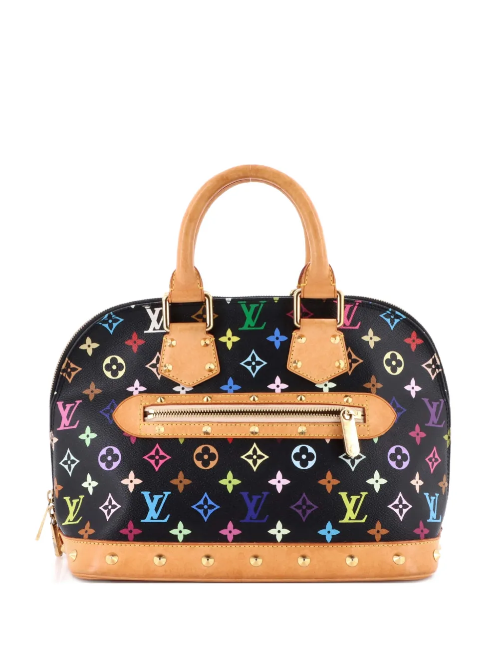 Louis Vuitton Pre-Owned Alma Handbag Monogram Multicolor PM satchel - Nero