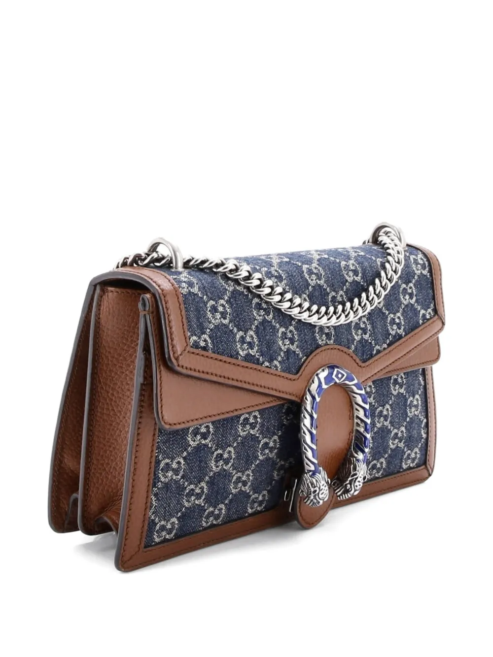 GUCCI Pre-owned Dionysus Bag Gg Denim Small Shoulder Bag In Blue