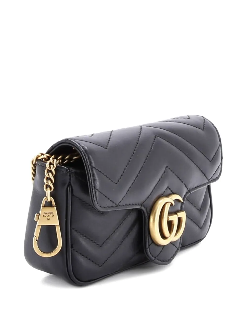 Gg Marmont Flap Bag Matelasse Leather Super Mini Crossbody Bag