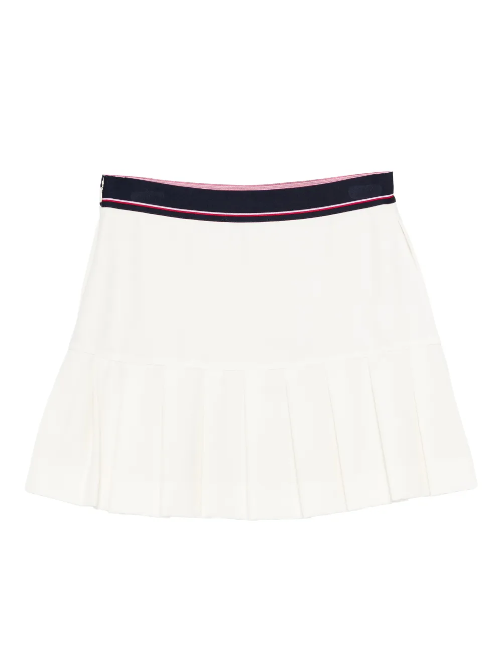 Lacoste pleated band skirt - Wit
