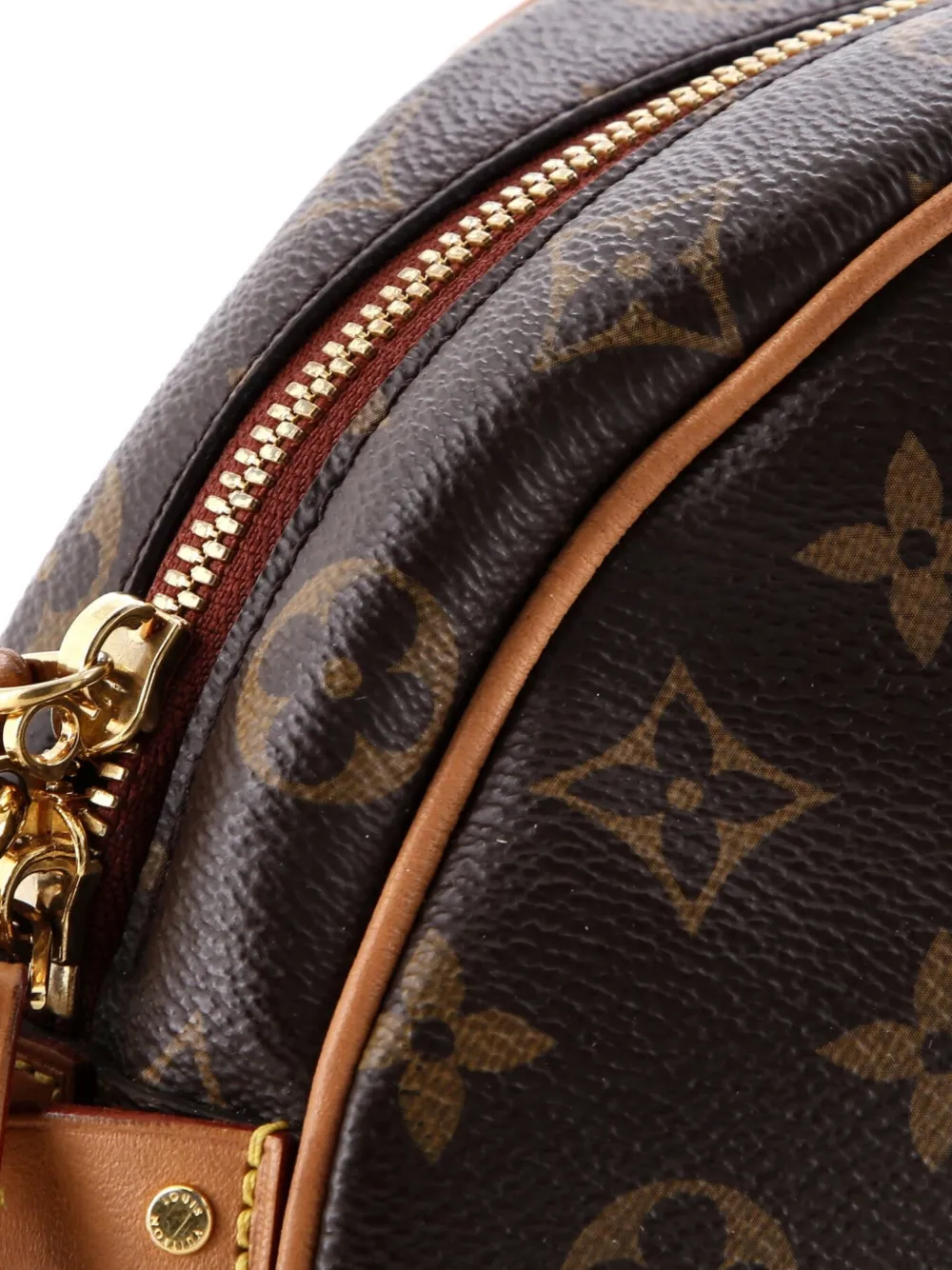 Pre-owned Louis Vuitton Boite Chapeau Souple Bag Monogram Canvas Mm Shoulder Bag In Brown