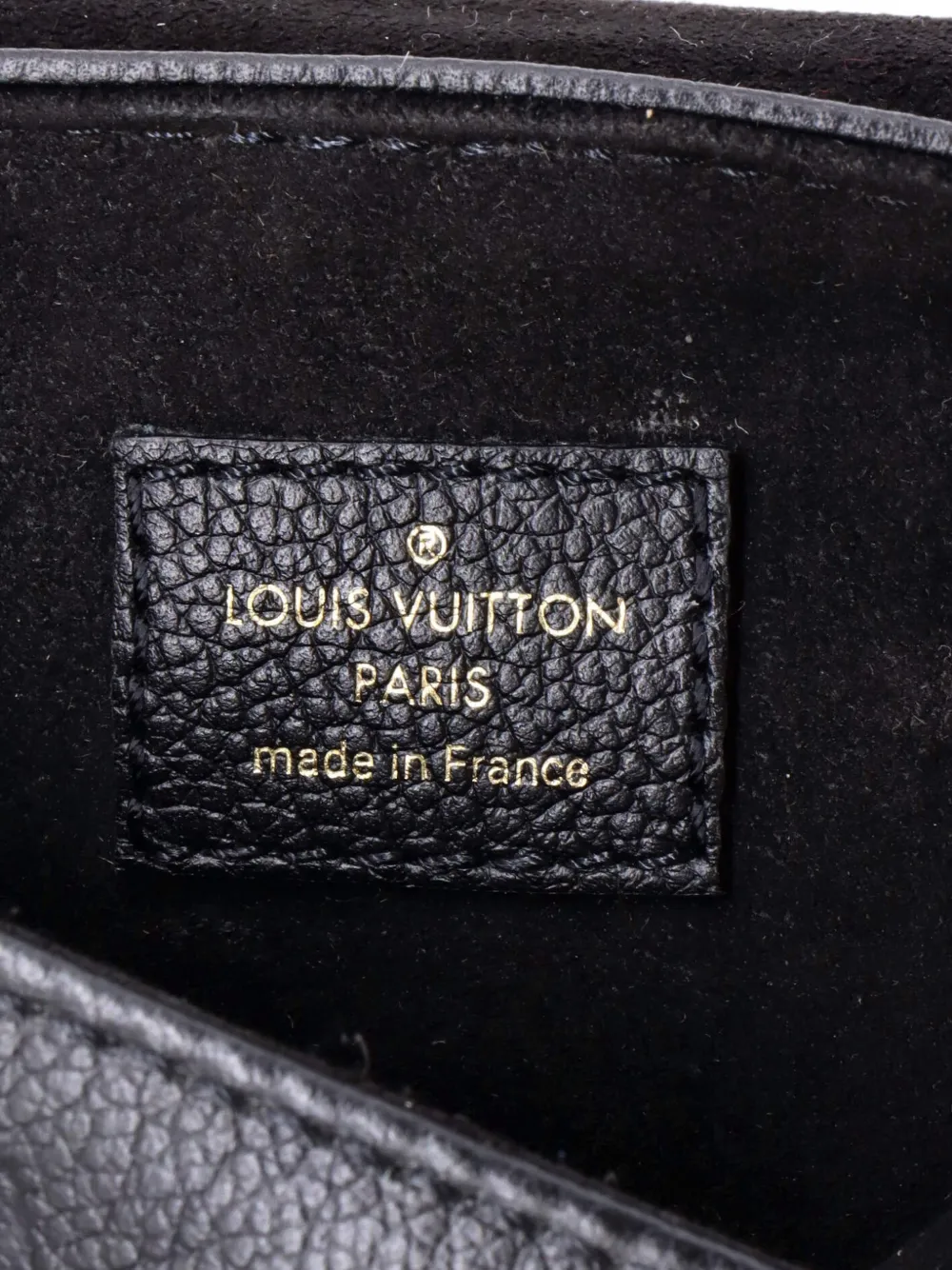Pre-owned Louis Vuitton Tiny Monogram Empreinte Giant Backpack In Black