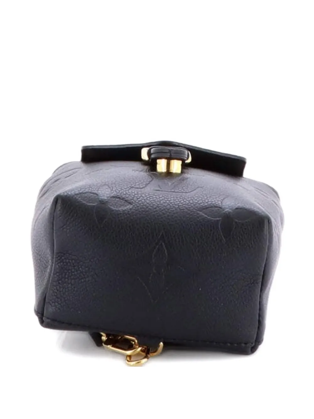 Pre-owned Louis Vuitton Tiny Monogram Empreinte Giant Backpack In Black