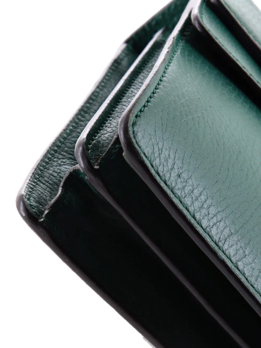 GUCCI Pre-owned Dionysus Bag Leather Small Shoulder Bag In Green