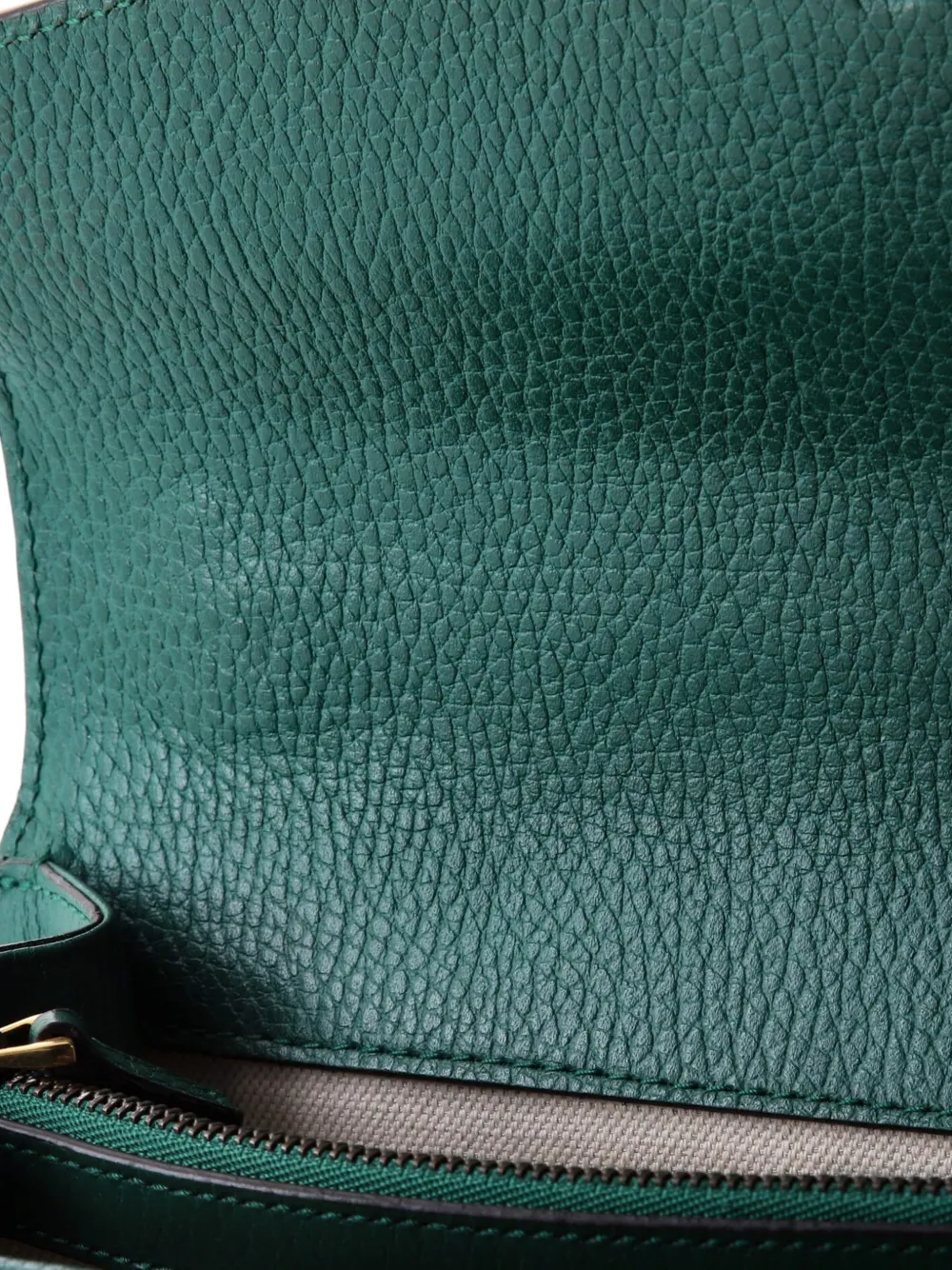 GUCCI Pre-owned Dionysus Bag Leather Small Shoulder Bag In Green