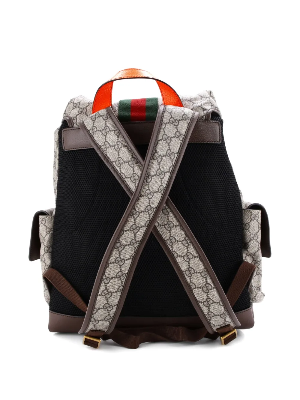 Gucci Pre-Owned Ophidia Flap GG Coated Canvas Medium backpack | Pre-Owned | Image 2