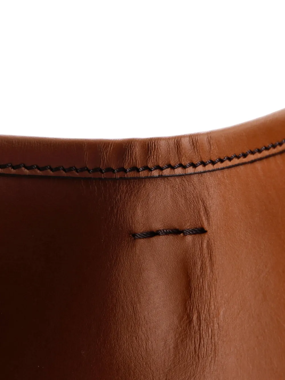 FENDI Pre-owned Sunshine Shopper Leather Large Tote Bag In Brown