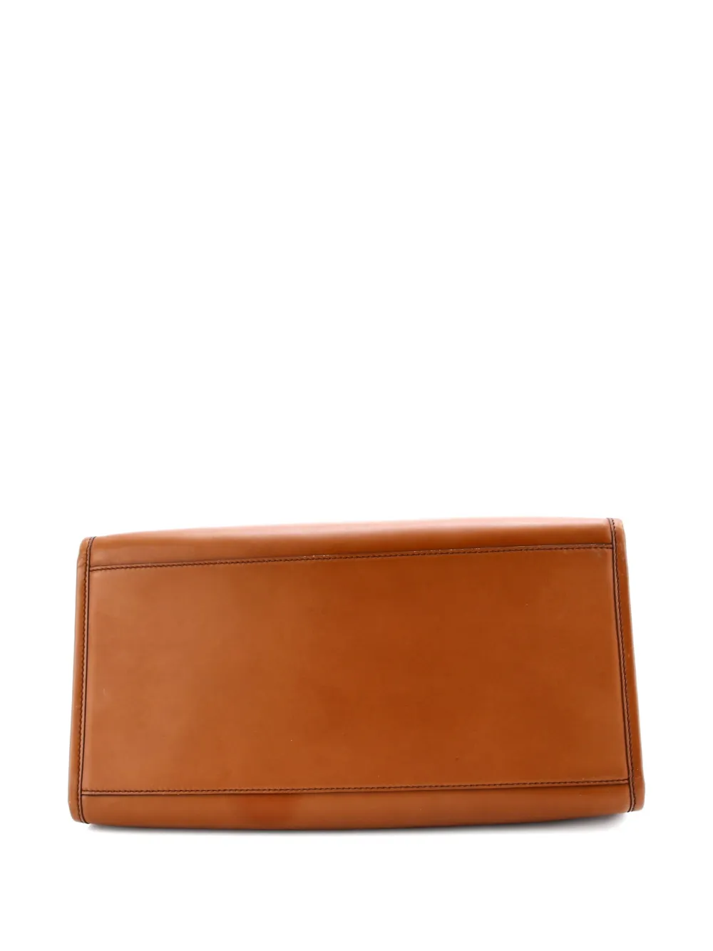 FENDI Pre-owned Sunshine Shopper Leather Large Tote Bag In Brown