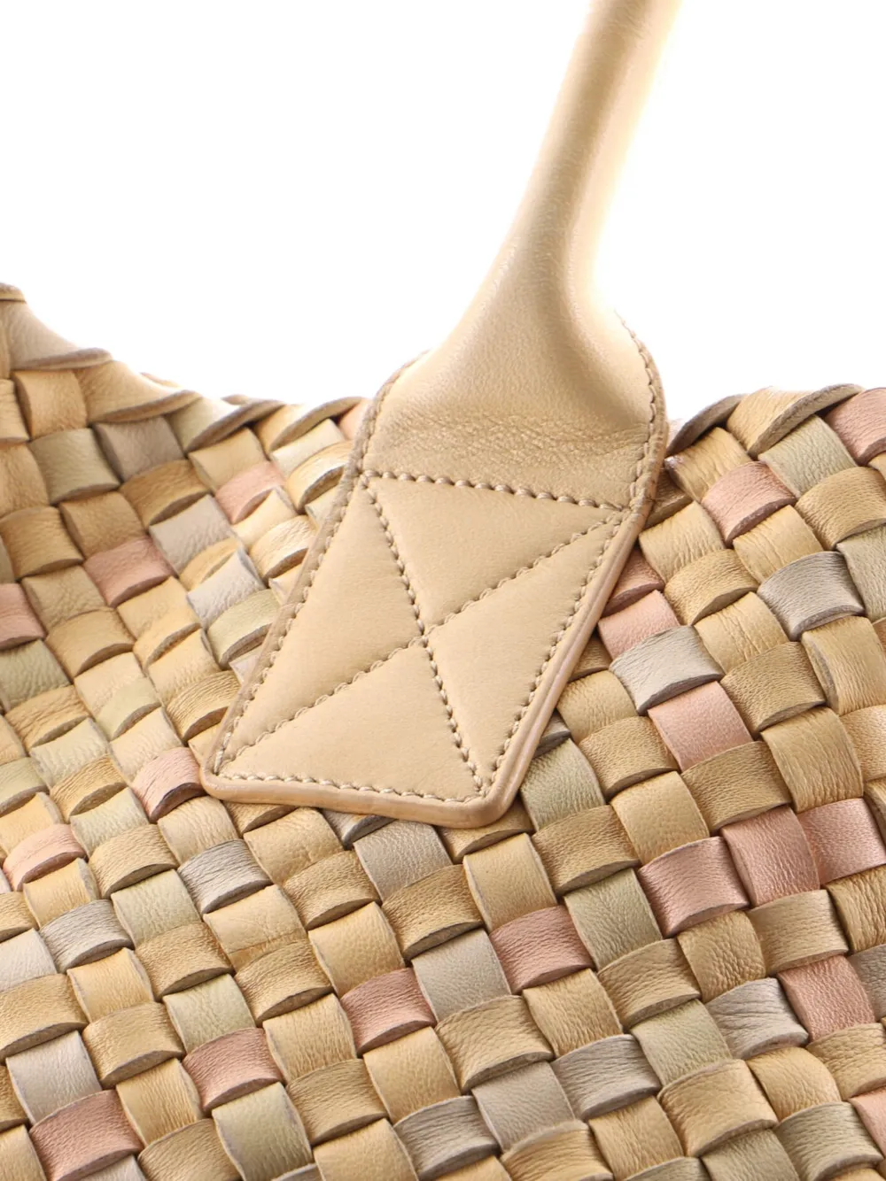 Pre-owned Bottega Veneta Cabat Intrecciato Nappa Small Tote Bag In Multi