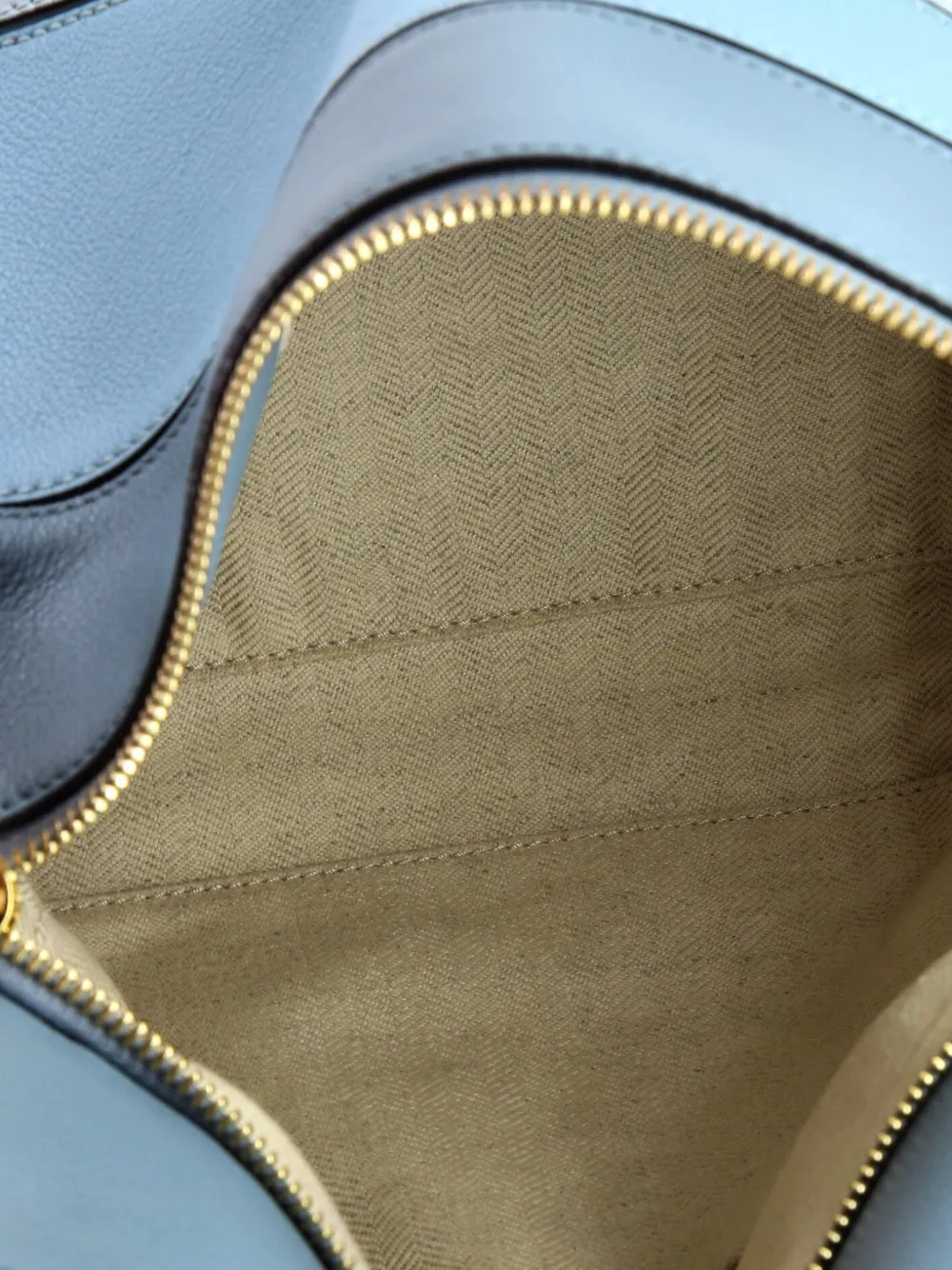 Pre-owned Loewe Puzzle Bag Leather Medium Shoulder Bag In Blue